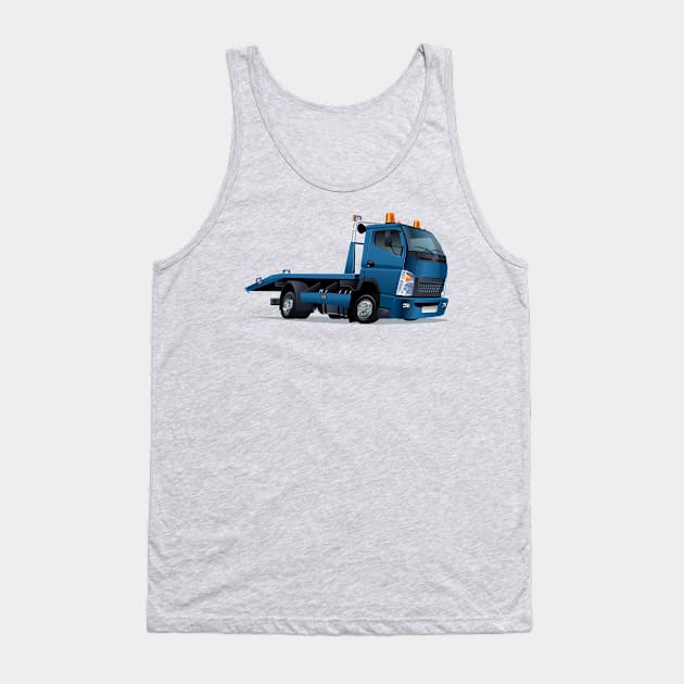 Cartoon tow truck Tank Top by Mechanik